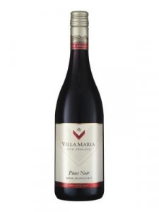 Villa Maria, Pinot Noir, Marlborough, dry, red (screw cap)