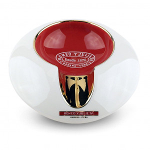 Single Porcelain ashtray ROMEO Y JULIETA