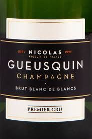 Nicolas Gueusquin Champagne Blanc de Blancs Premier Cru AOC Brut White